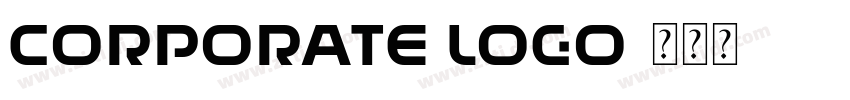 Corporate Logo字体转换